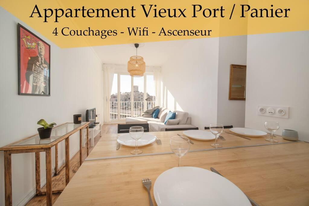 Appartement Tout Equipe Au Coeur Du Vieux Port 4 Couchages Marseille Ngoại thất bức ảnh